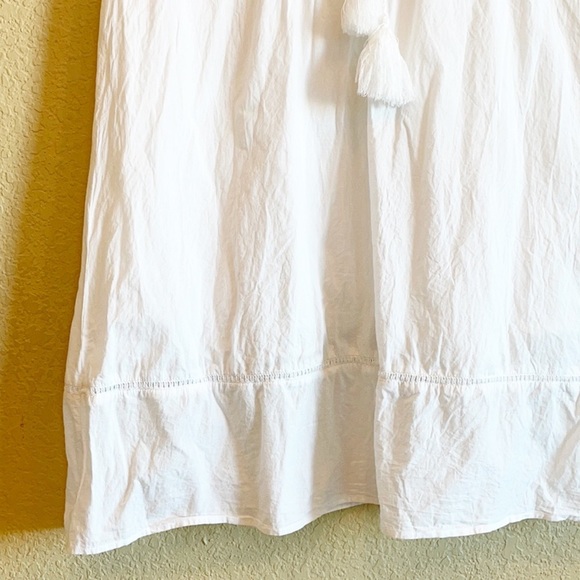 dRA white ruffle sleeve midi dress - Picture 3 of 8